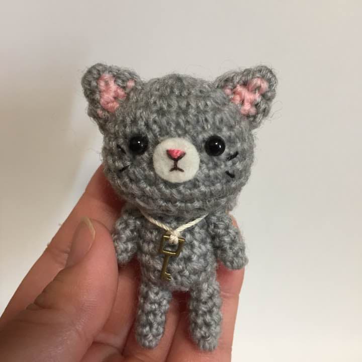 ネコミ あみぐるみ【受注制作いたします】