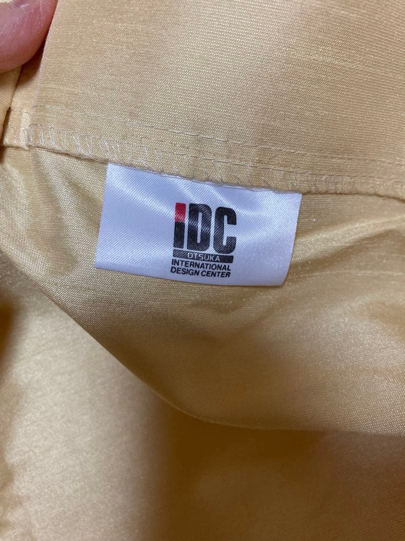 IDC大塚家具　リリカラ　オーダーカーテン　フロントレースタイプ　イエロー