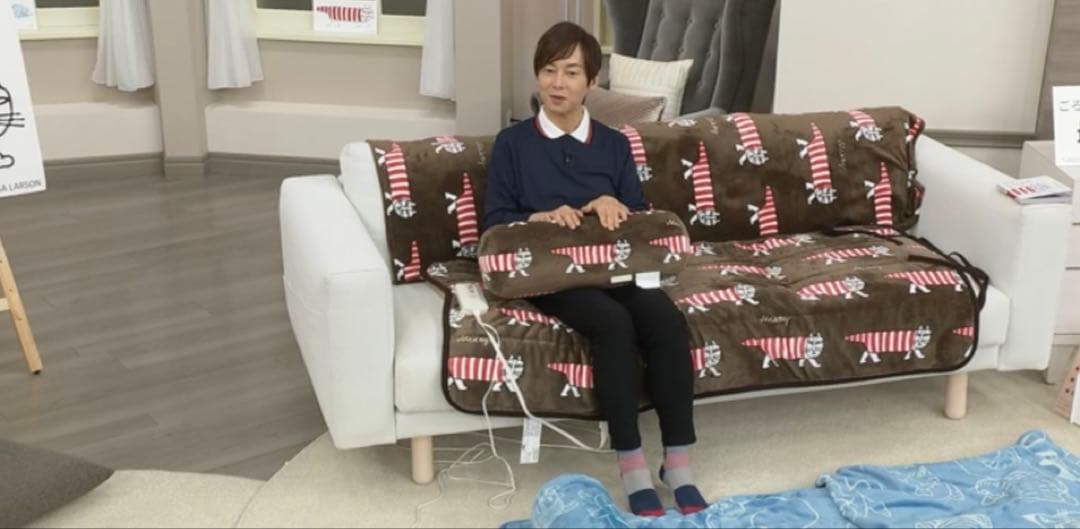 リサラーソン マイキー柄 電気マット あったかごろ寝マット3点セット