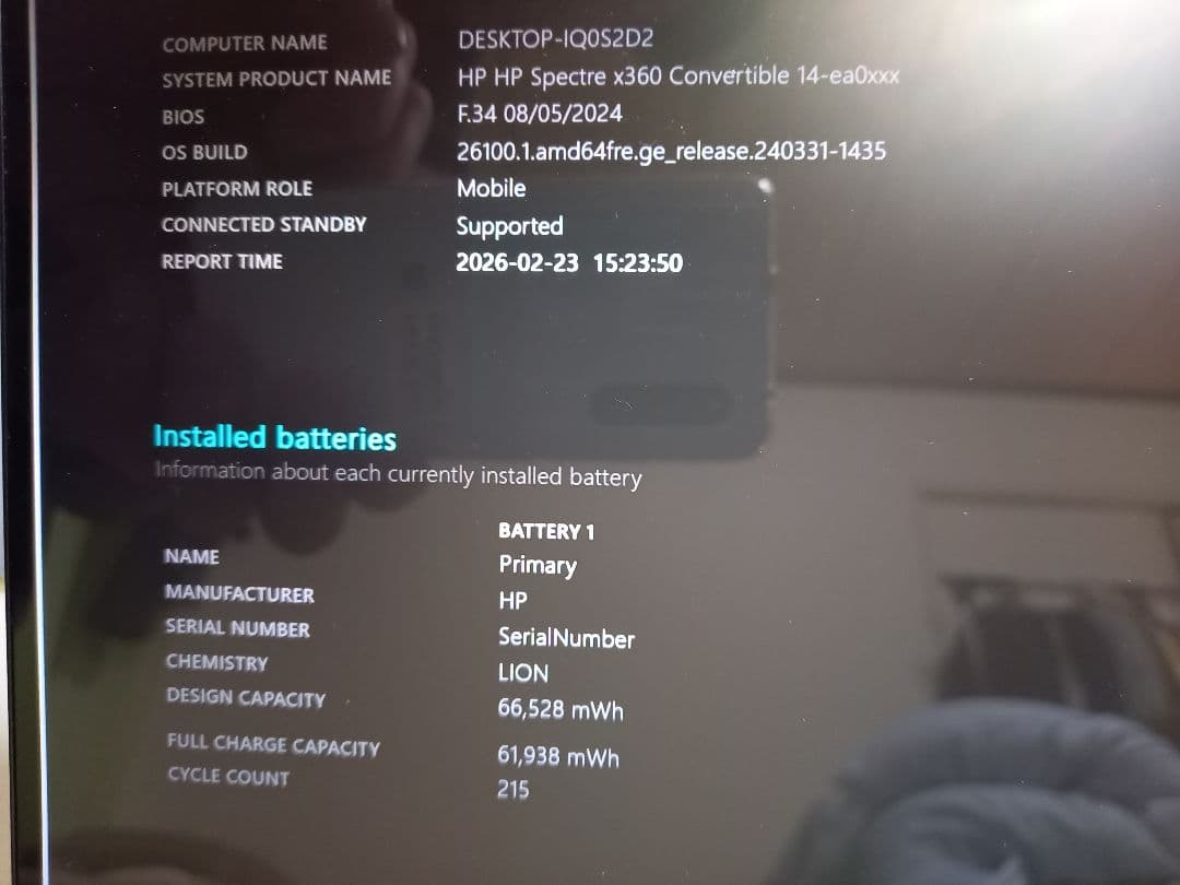 HP spectre x360 14 11世代　i7 パフォーマンスモデル