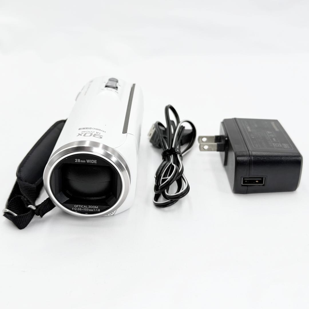 パナソニック HC-V480MS-W ホワイト デジタルHDビデオカメラ