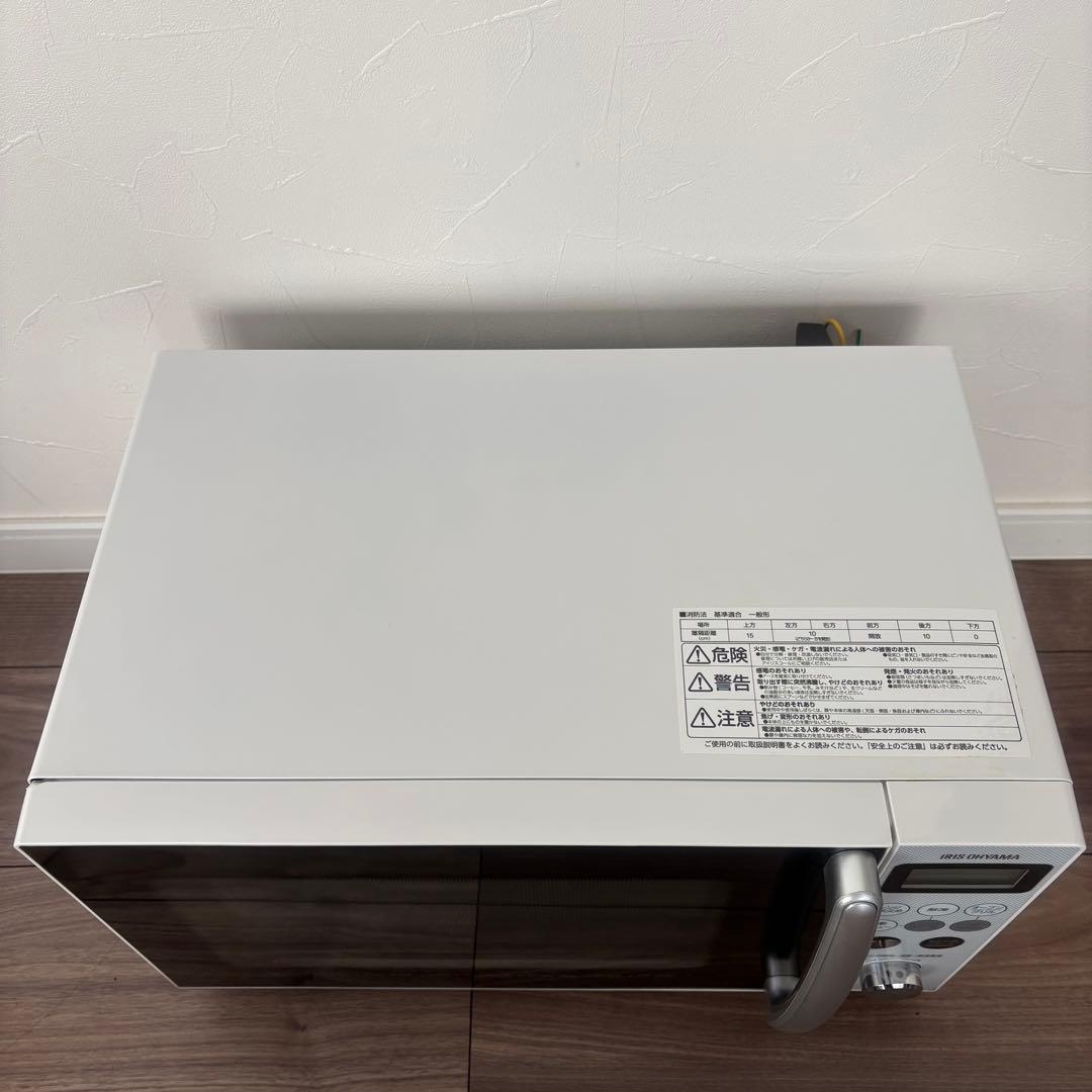 アイリスオーヤマ オーブンレンジ MO-T1501-W 2021年製