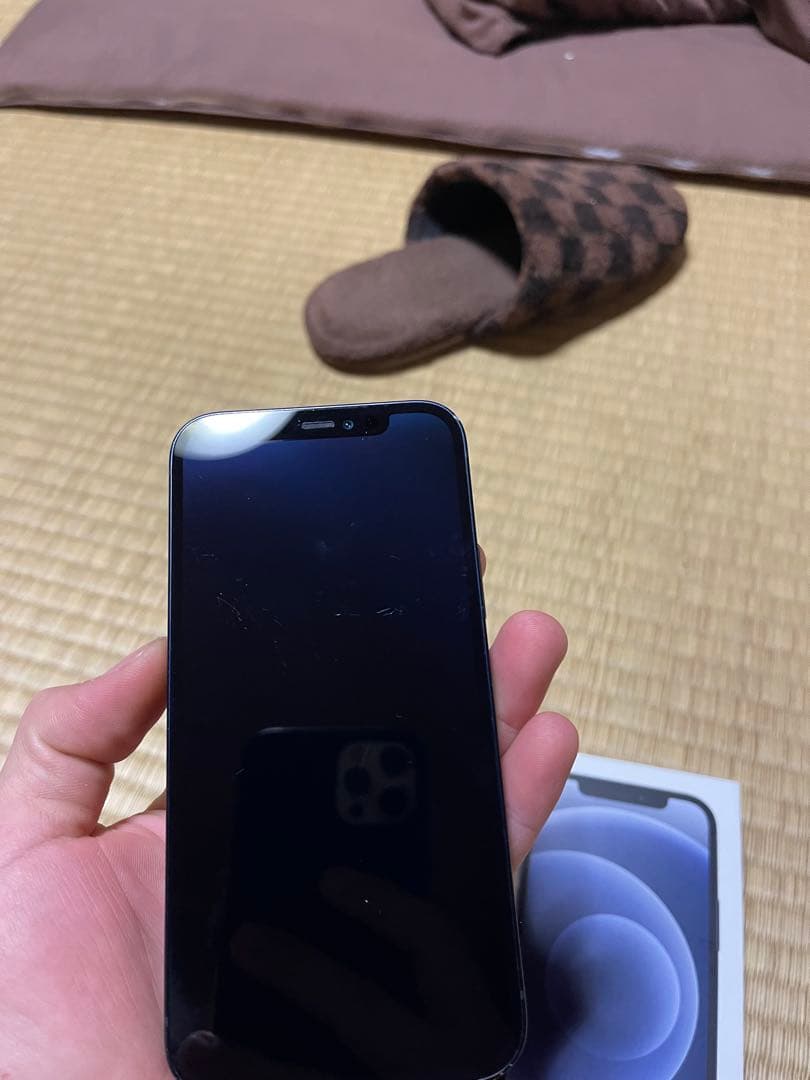 Apple iPhone 12 ブラック本体 箱付き　128G SIMフリー