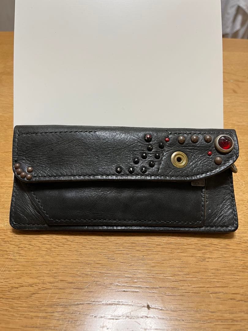 トラッカーウォレット　ハンドメイド　栃木レザー　レザーウォレット