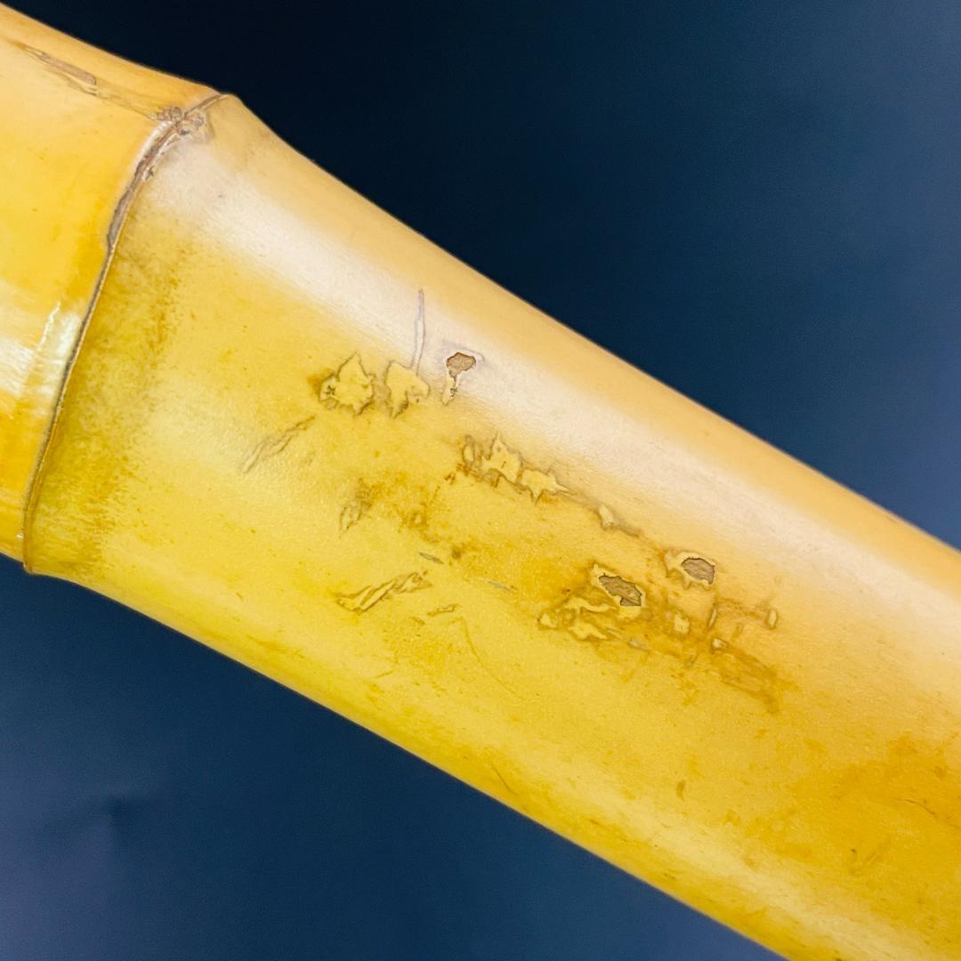 尺八 無銘 全長47.3cm 約1尺6寸管 竹製 試奏確認済み R8SB45