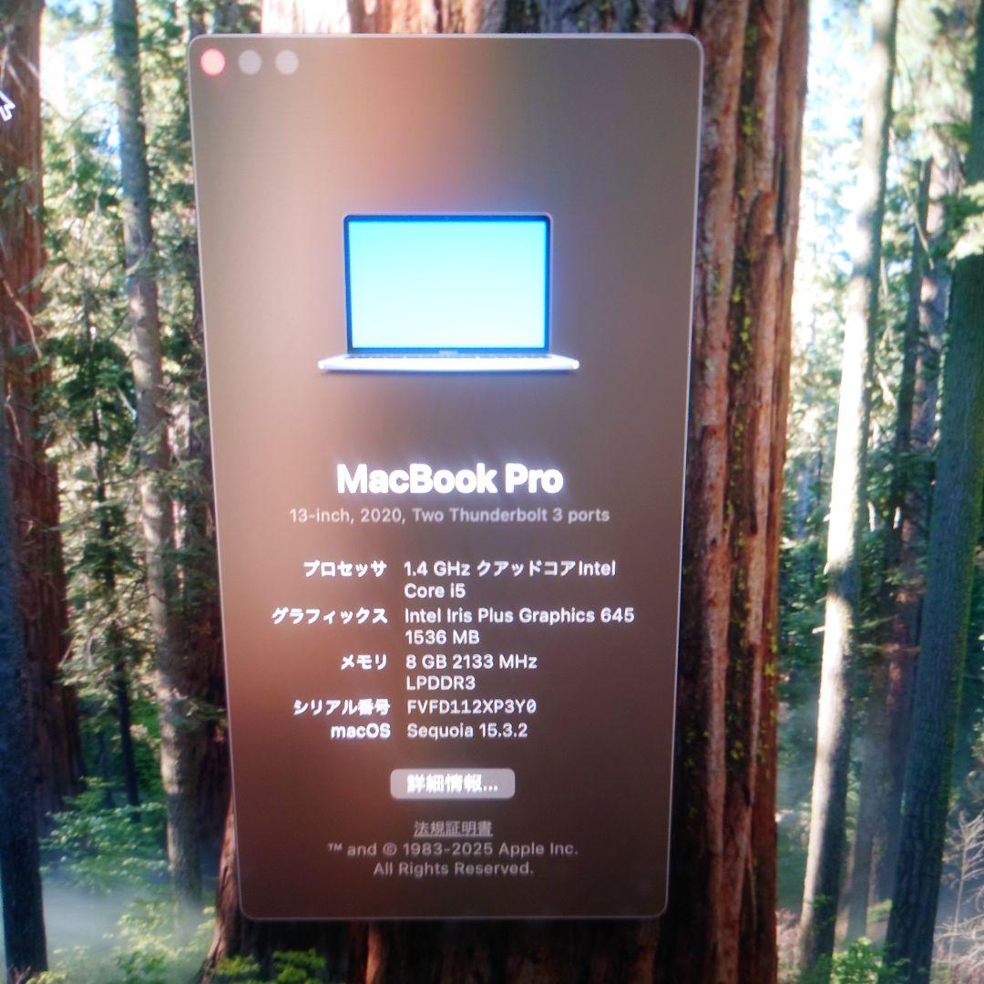 【アナ】MacBook Pro13inch20208GB/512GB/i5