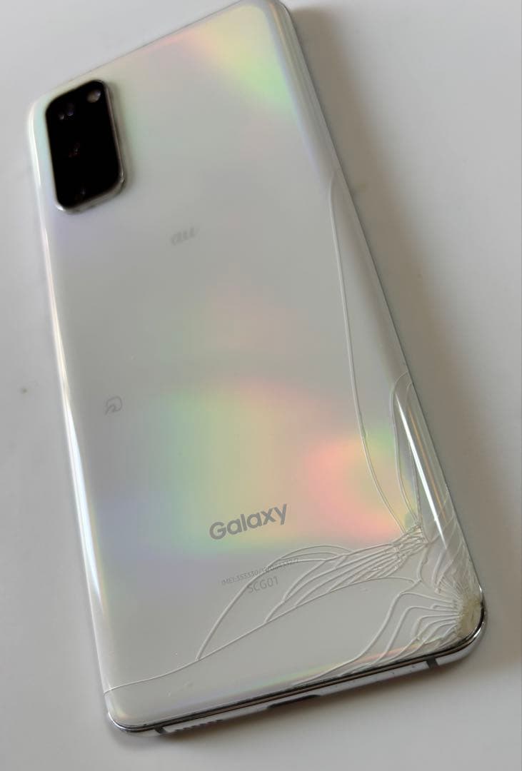 ヒビ 128G 5G Galaxy S20 SCG01 au SIMフリー