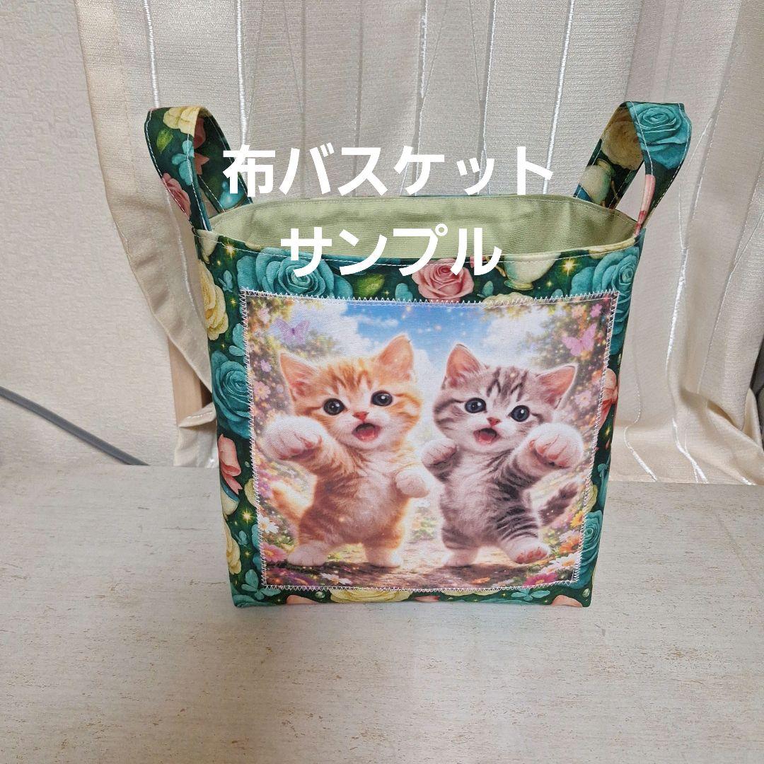 フリル女の子パネル生地　ハンドメイド