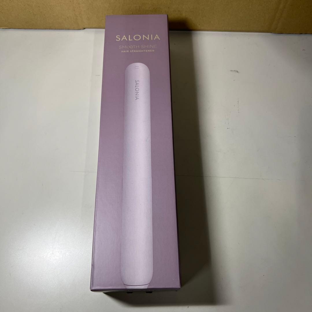 G539 サロニア スムースシャイン ストレートへアアイロン 24mm ピンク
