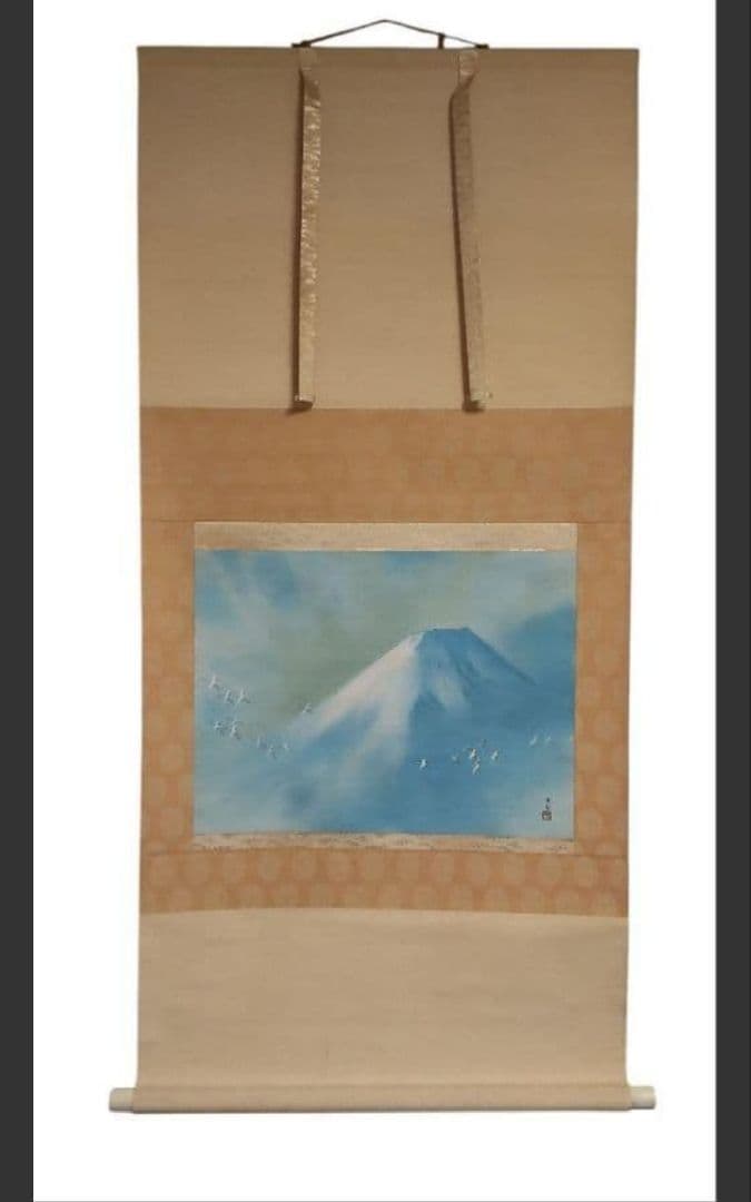 82Z291日本画掛軸 絵画 掛け軸 茶道具掛軸 大観 骨董