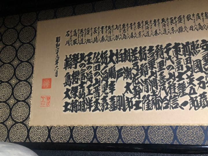 昭和レトロ　相撲 番付表