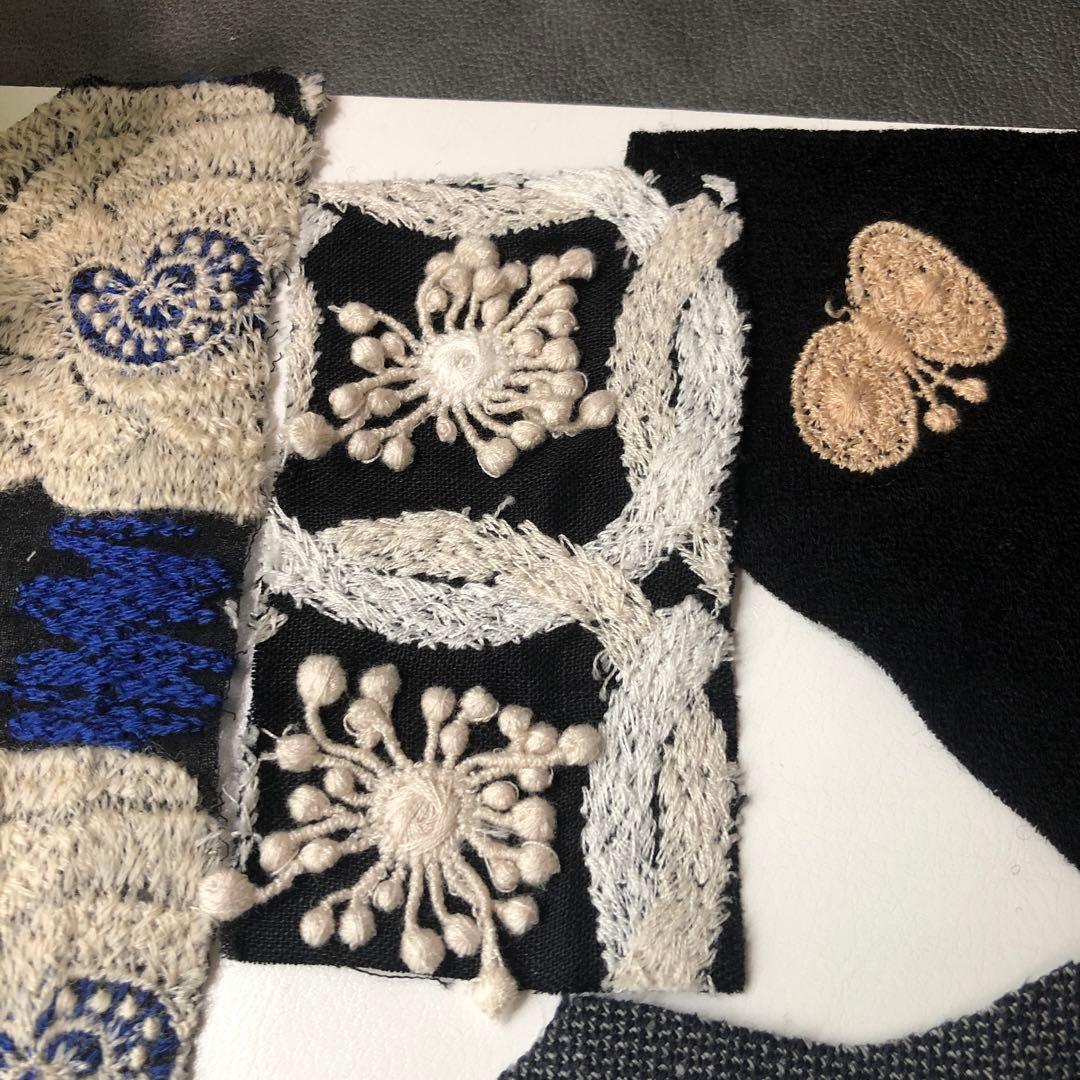 刺繍柄ハギレ/ミナペルホネン