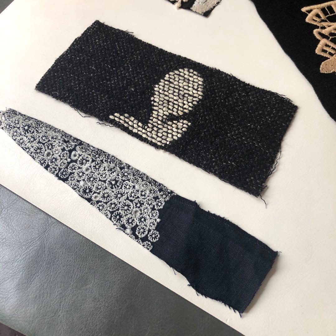 刺繍柄ハギレ/ミナペルホネン