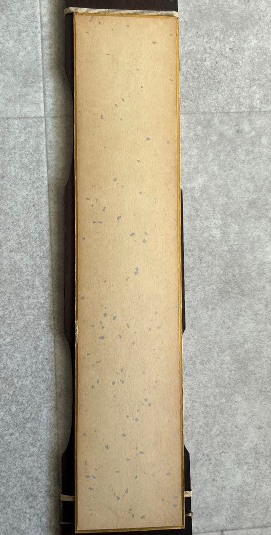 １枚板　短冊掛け　壁掛け 飾り台 花鳥画 雀 菊　時代物　飾り窓