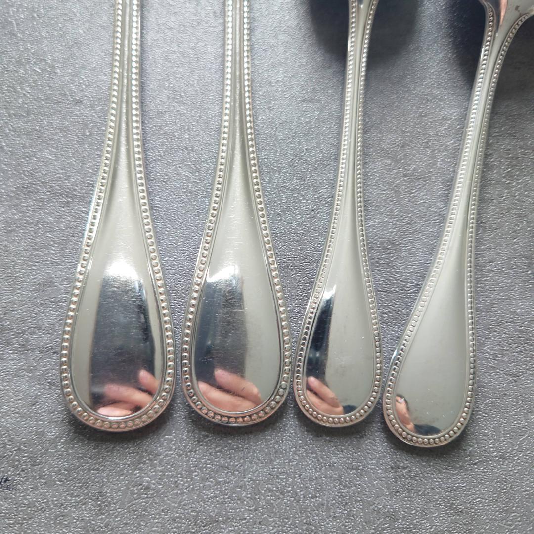 クリストフル パール ケーキフォーク コーヒースプーン 4点