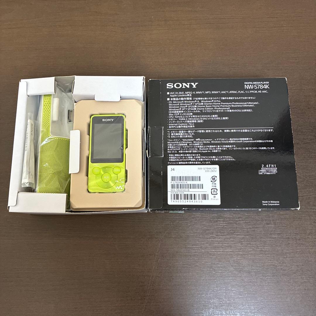 SONY WALKMAN NW-S784K スピーカー付き ウォークマン