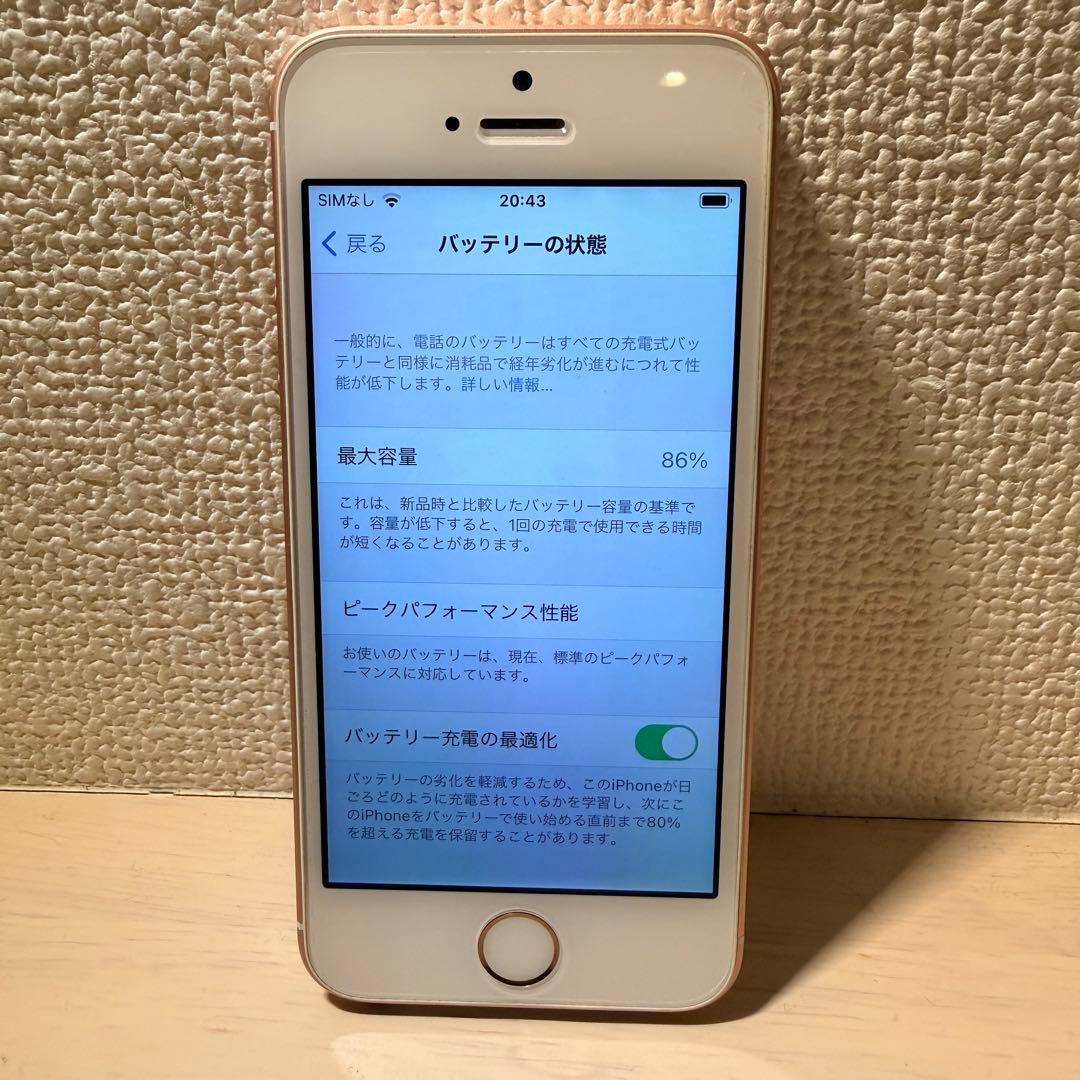 Apple iPhone SE (第一世代) SIMフリー　カバー付き
