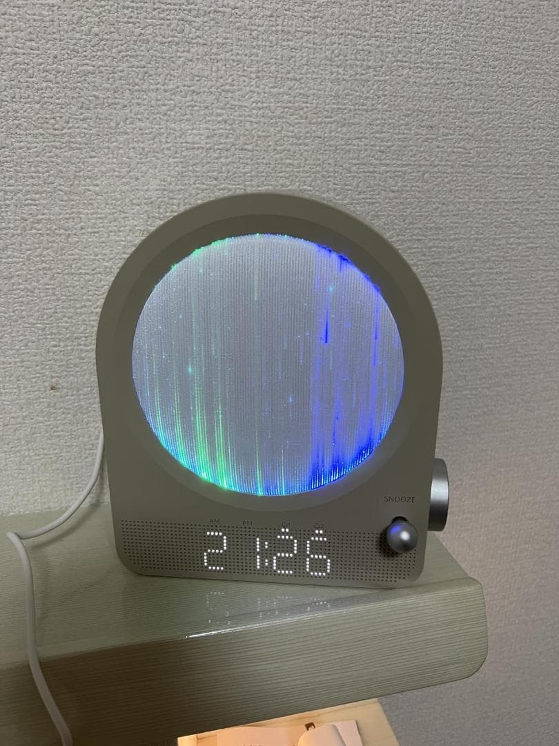 blonbar 目覚まし時計 光 目覚ましライト LED置き時計 スヌーズ機能p