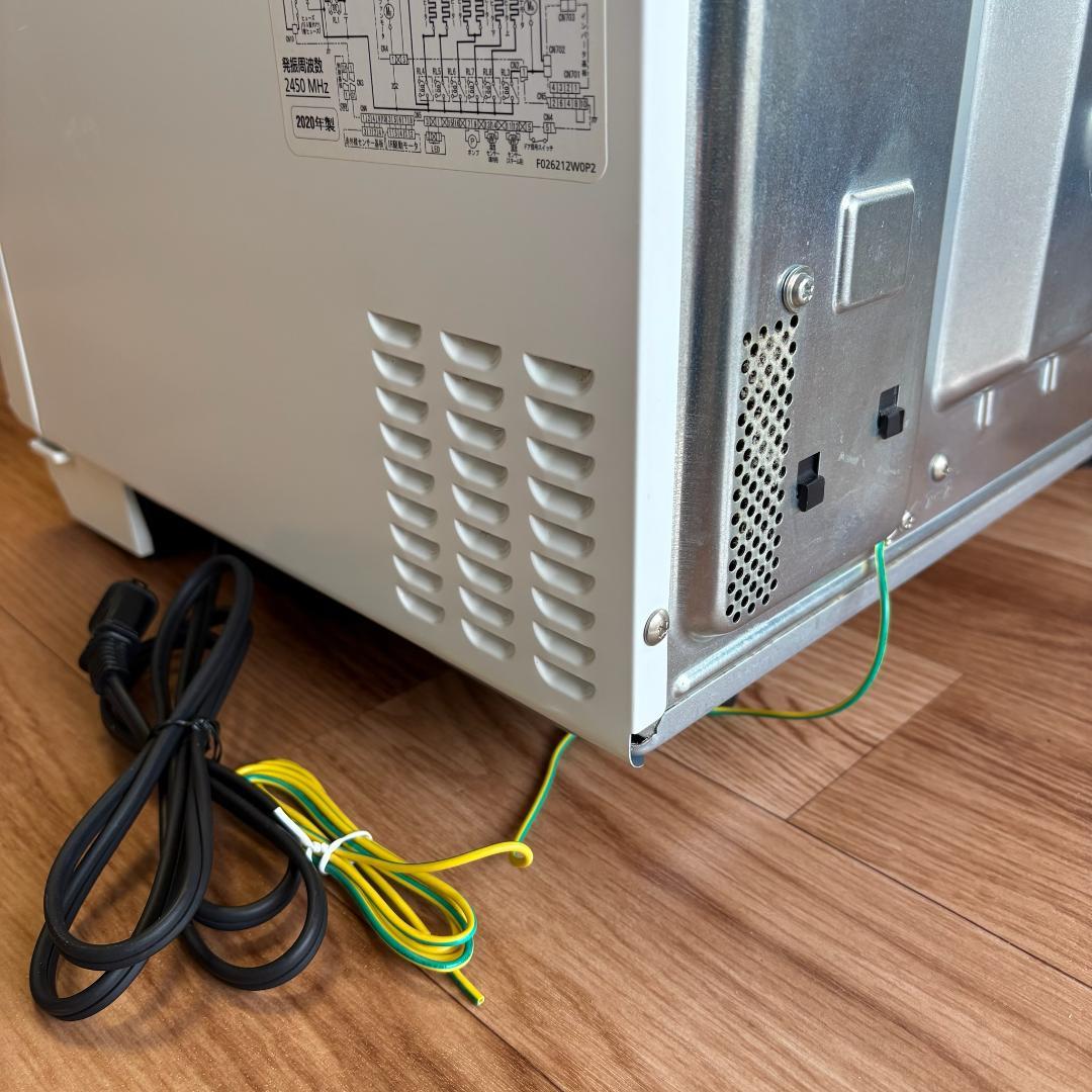 2020年製ビストロスチームオーブンレンジNE-BS65E7-Wレンジ【動作品】