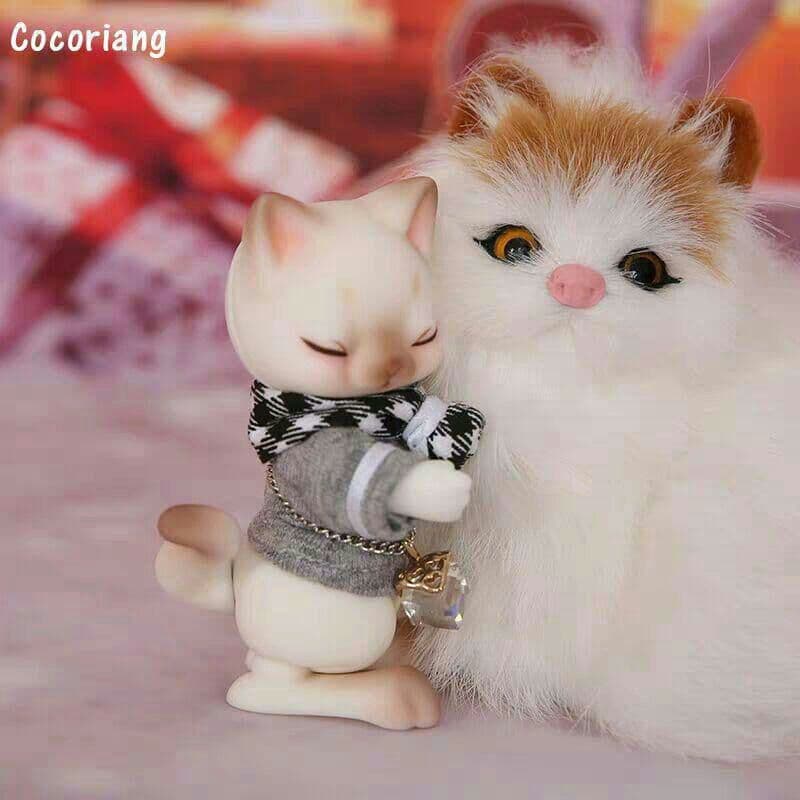 Cococoring Mocka 12分bjdペットミルク猫 球形関節人形4