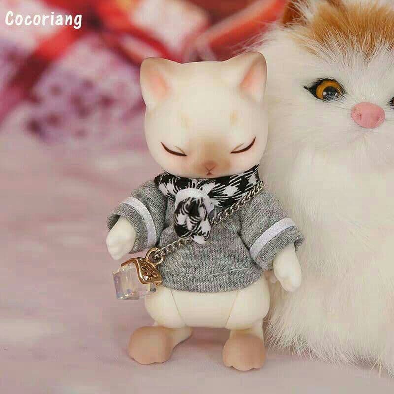 Cococoring Mocka 12分bjdペットミルク猫 球形関節人形4