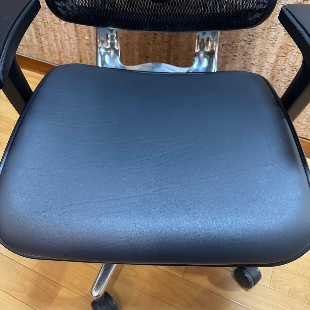 美品座面革張りErgohuman エルゴヒューマン ベーシック JOIFA802