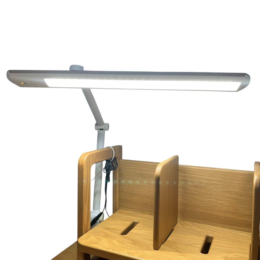 KEYUCA ケユカ　ニノス　学習机　デスク　子供用　鍵付き　照明付き　本棚付き