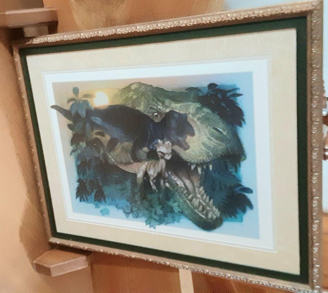 絵画　ドゥルー　ロストワールド　恐竜