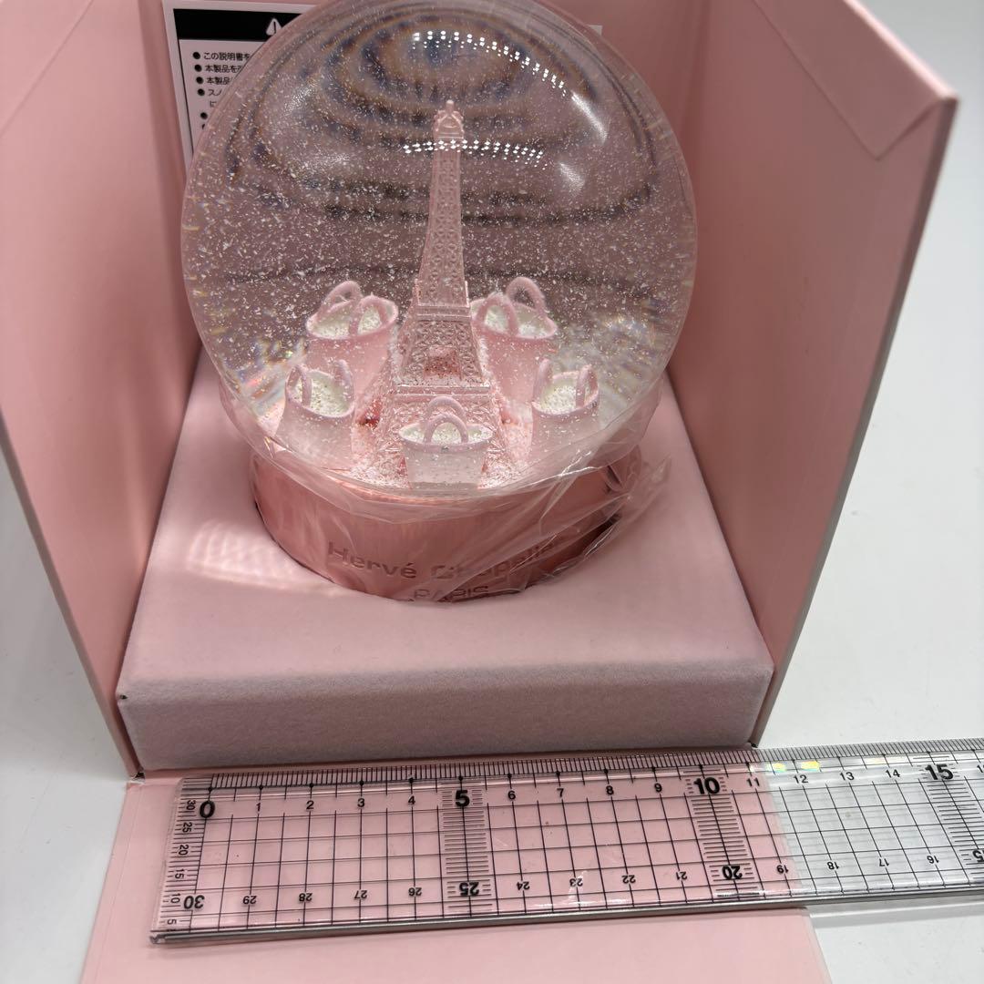 箱付　エルベシャプリエ ノベルティ スノードーム ピンク　2025　no.191