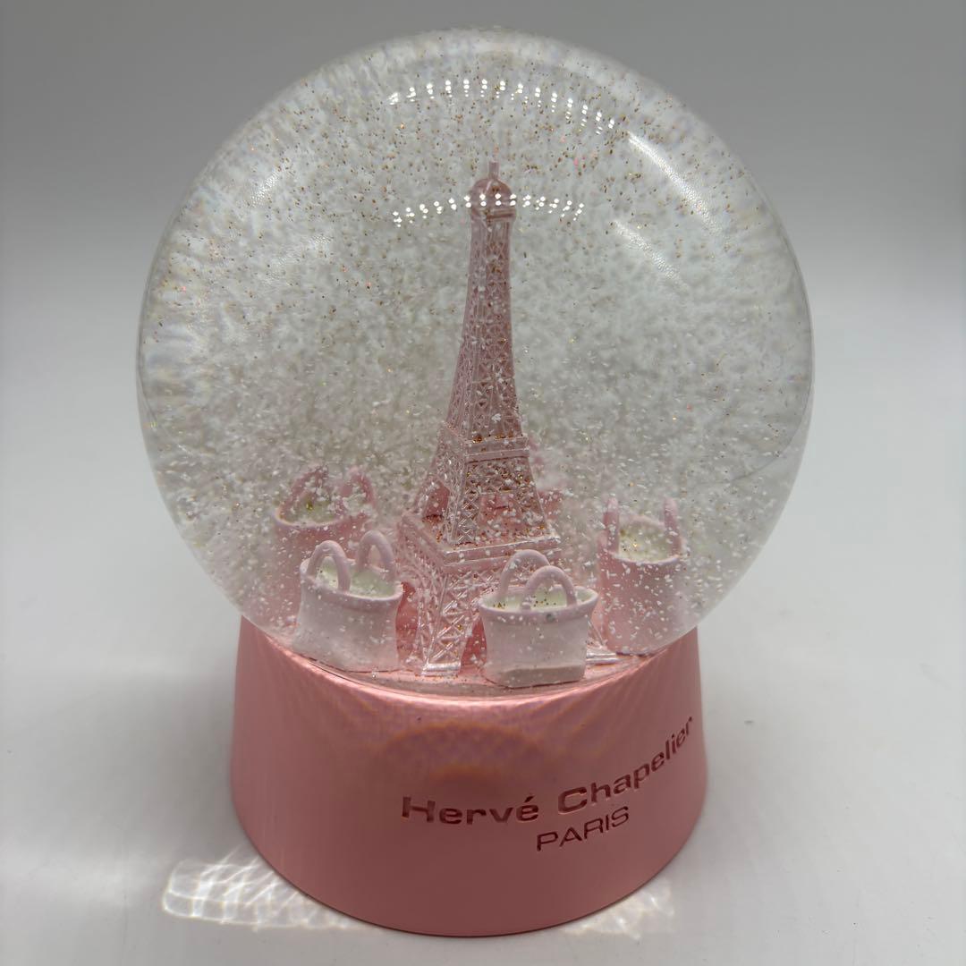 箱付　エルベシャプリエ ノベルティ スノードーム ピンク　2025　no.191