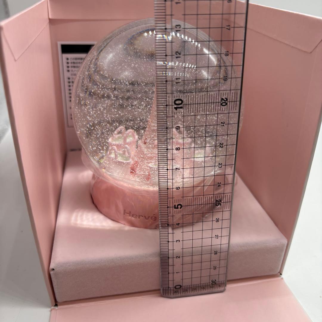 箱付　エルベシャプリエ ノベルティ スノードーム ピンク　2025　no.191
