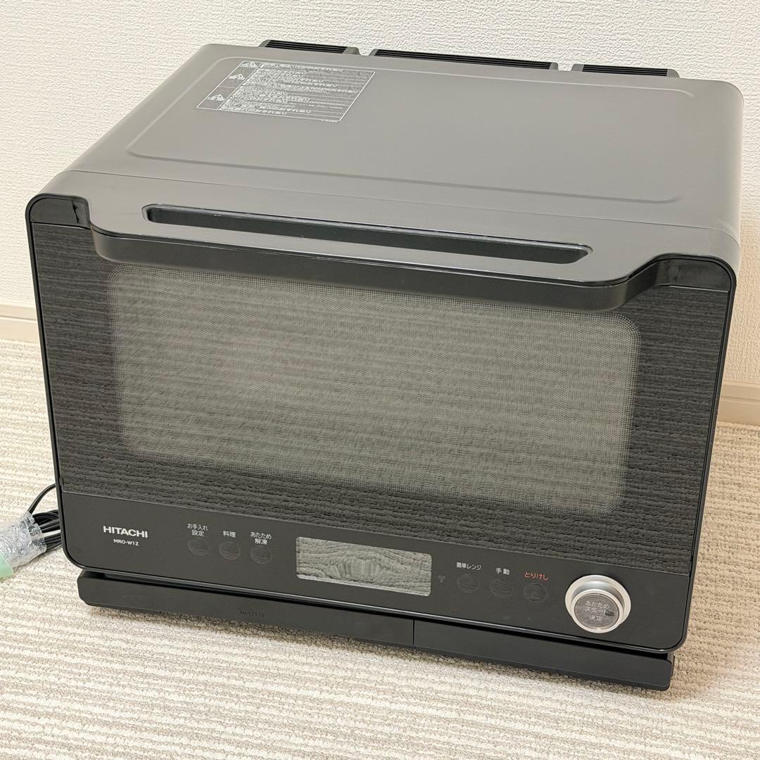 極美品✨ HITACHI オーブンレンジ MRO-W1Z 2022年製　ブラック