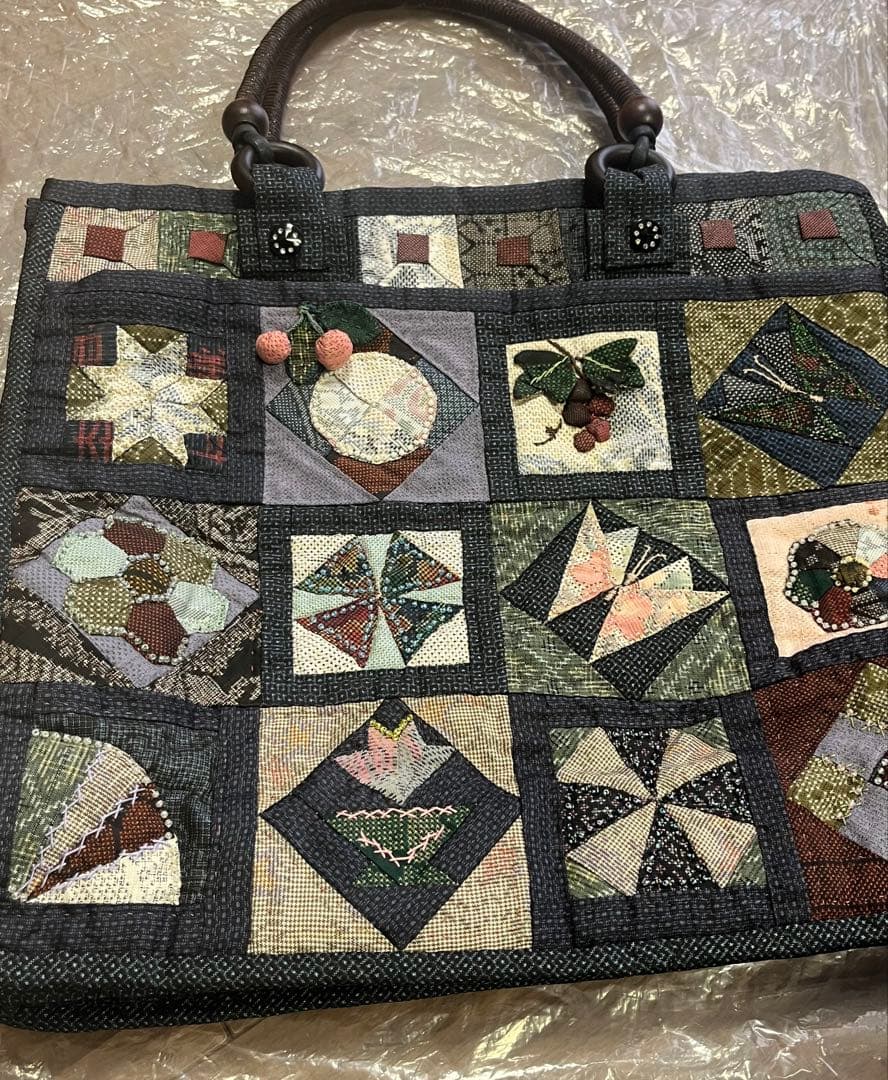 パッチワーク バッグ ハンドメイド