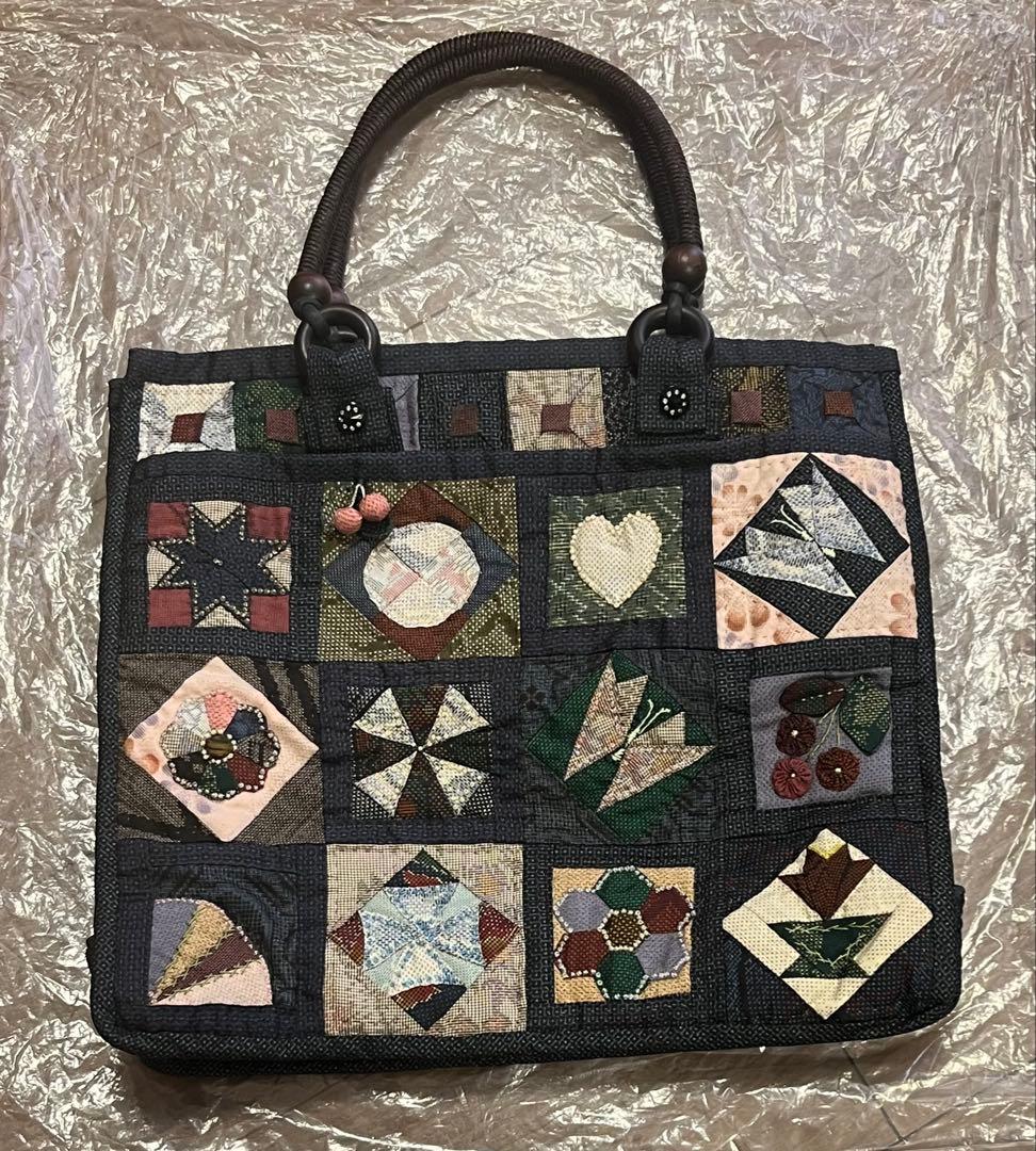 パッチワーク バッグ ハンドメイド