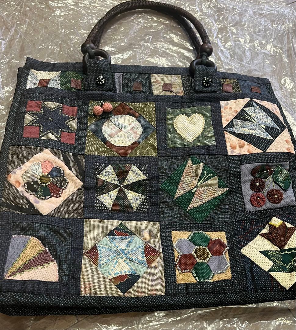 パッチワーク バッグ ハンドメイド