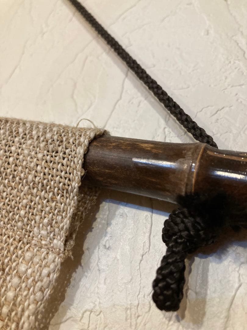 獅子舞柄キリばめ押し絵のタペストリー＊展示品＊大島生地に獅子舞