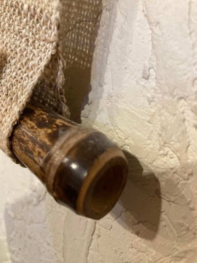 獅子舞柄キリばめ押し絵のタペストリー＊展示品＊大島生地に獅子舞