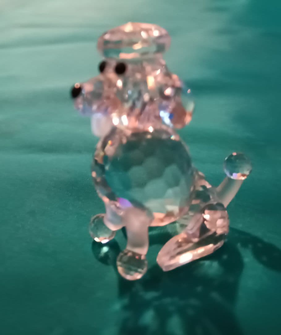 スワロフスキー　SWAROVSKI　動物シリーズ　プードル　インテリア　置物