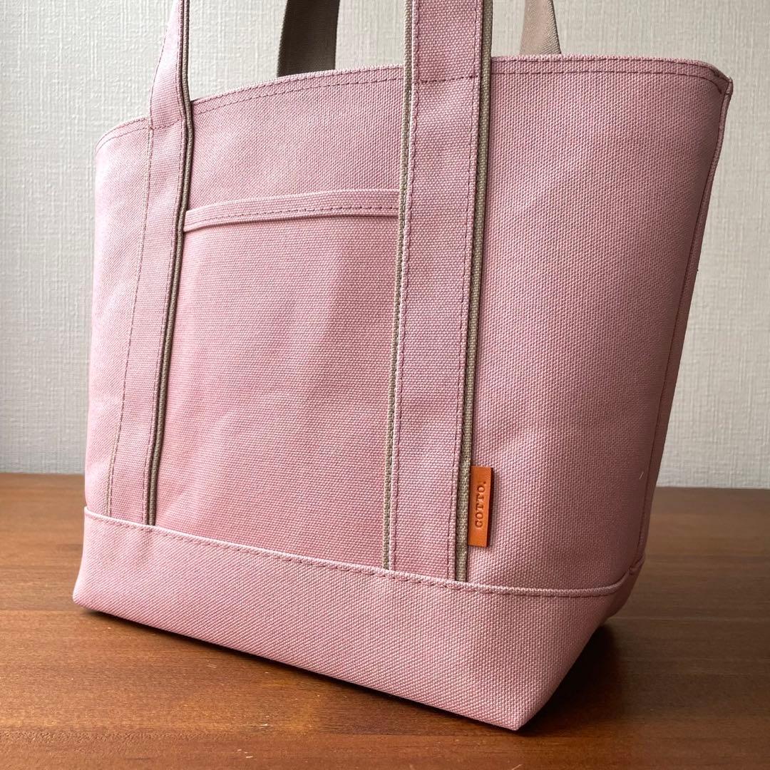 8号帆布トートバッグ(MT) スモーキーコーラル　ゆとまさ