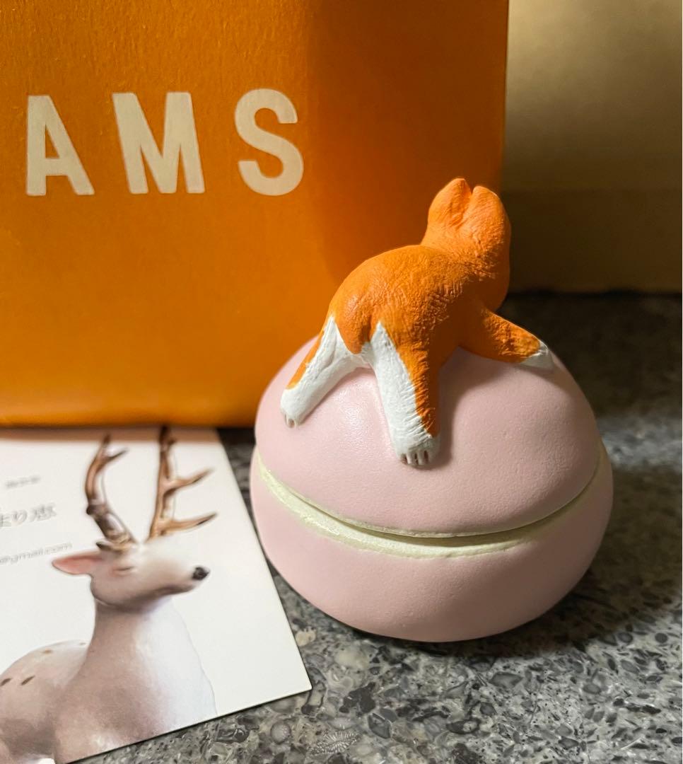 清水まり恵　コーギーの小物入れ