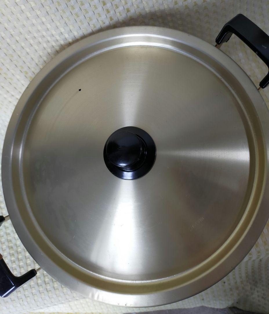 アルミニウム 蓚酸色大型両手鍋 26cm