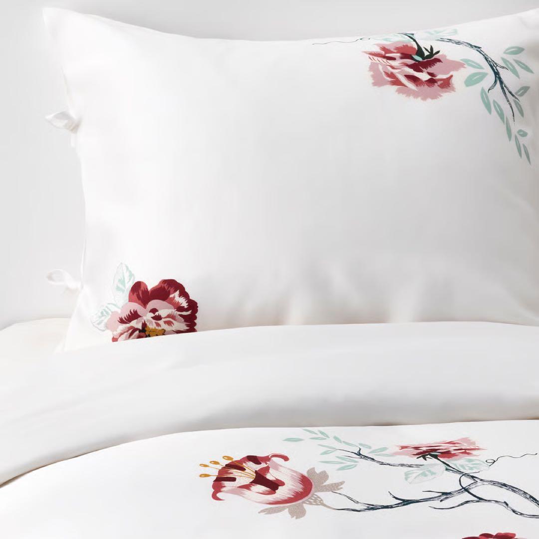 未開封 IKEA イェッテリリア 掛け布団カバー＆枕カバー フローラル 終売