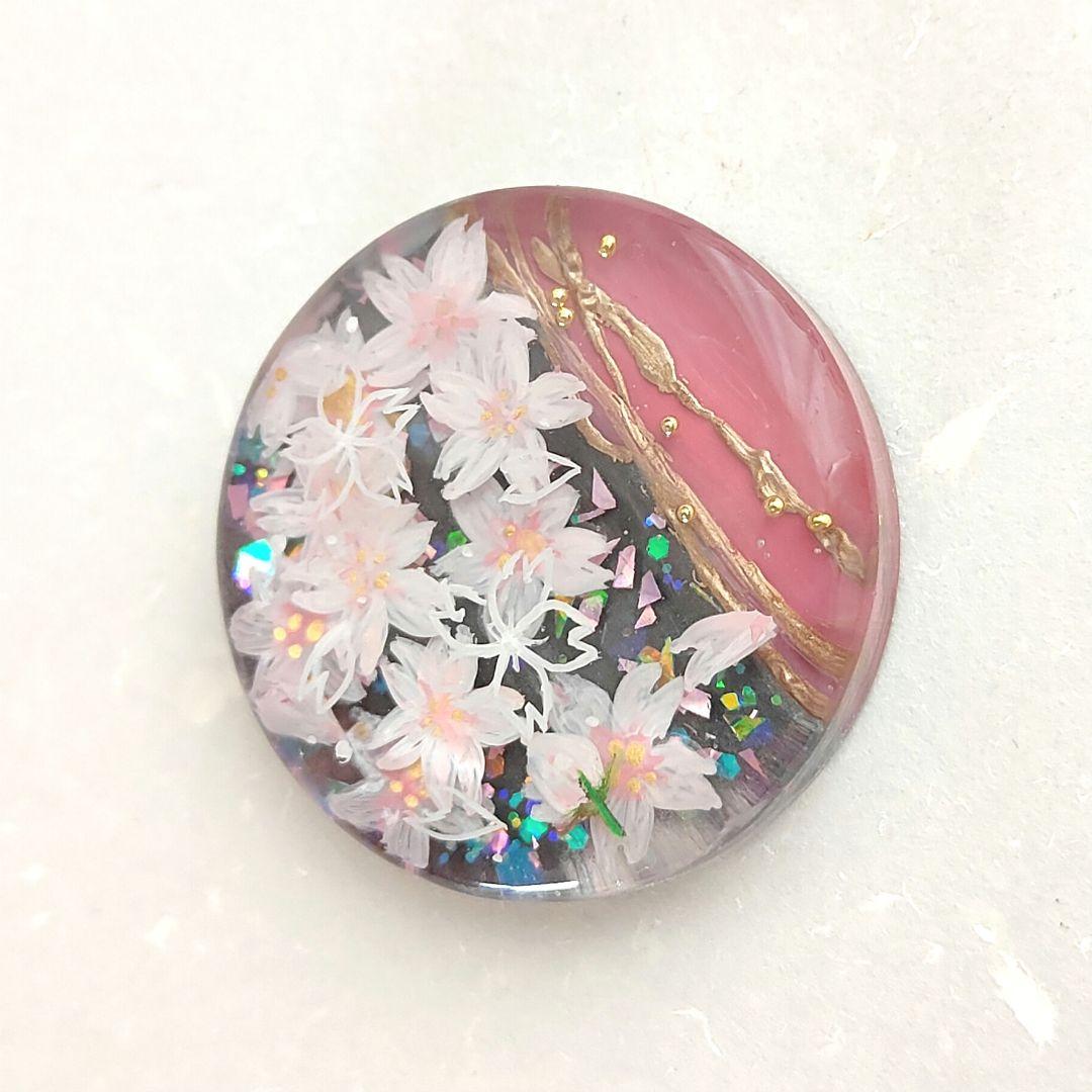 【734】ハンドメイド　レジン　ヘアゴム　ポニーフック