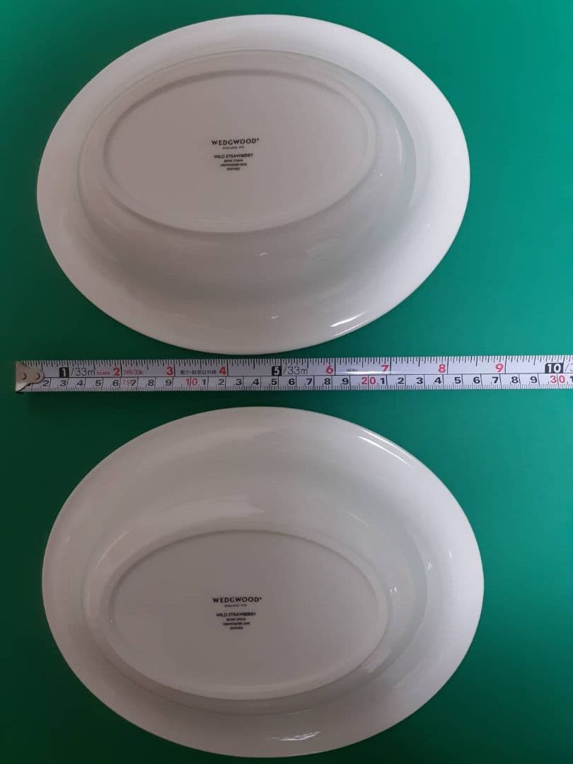  ワイルドストロベリー　オーバル　パスタ　２枚セット　深皿