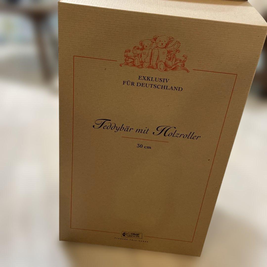 新品　シュタイフ Steiff テディベア Holzroller スクーター限定