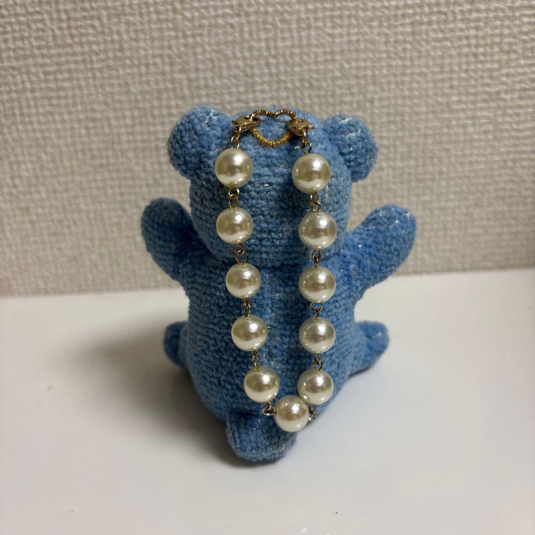 まゆこシェニール　シェニールベア　ブルー