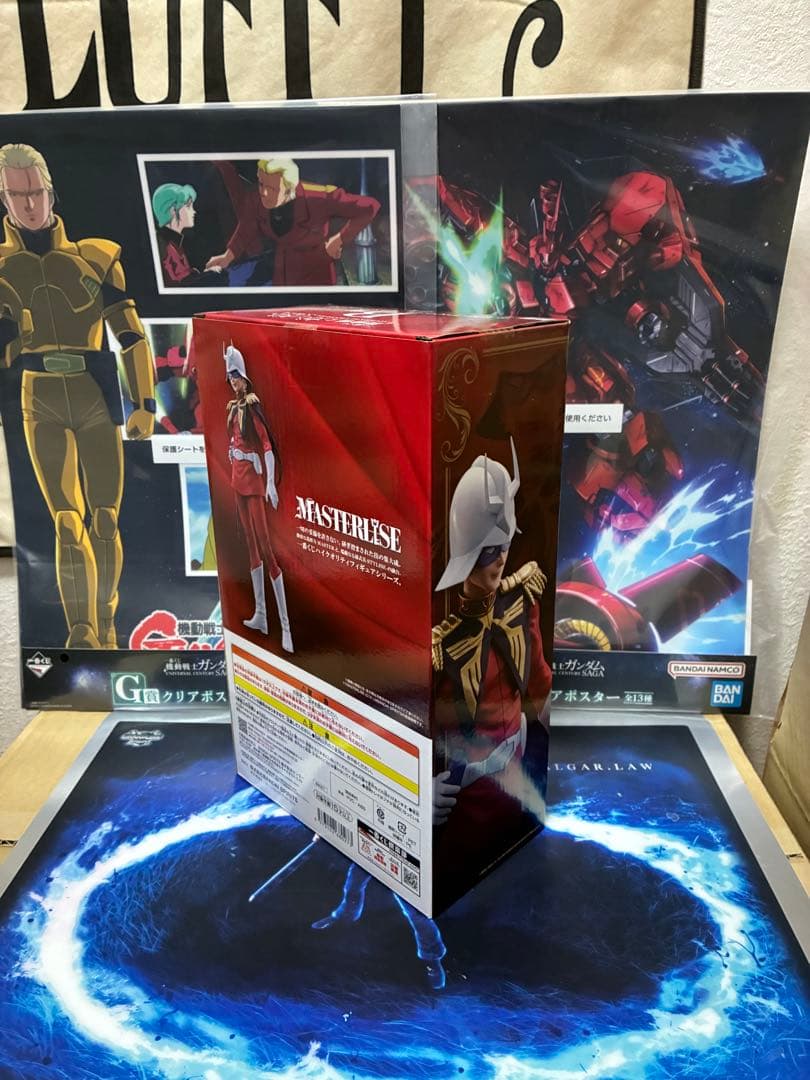 一番くじ機動戦士ガンダム B賞　シャア アズナブル　おまけポスター2枚