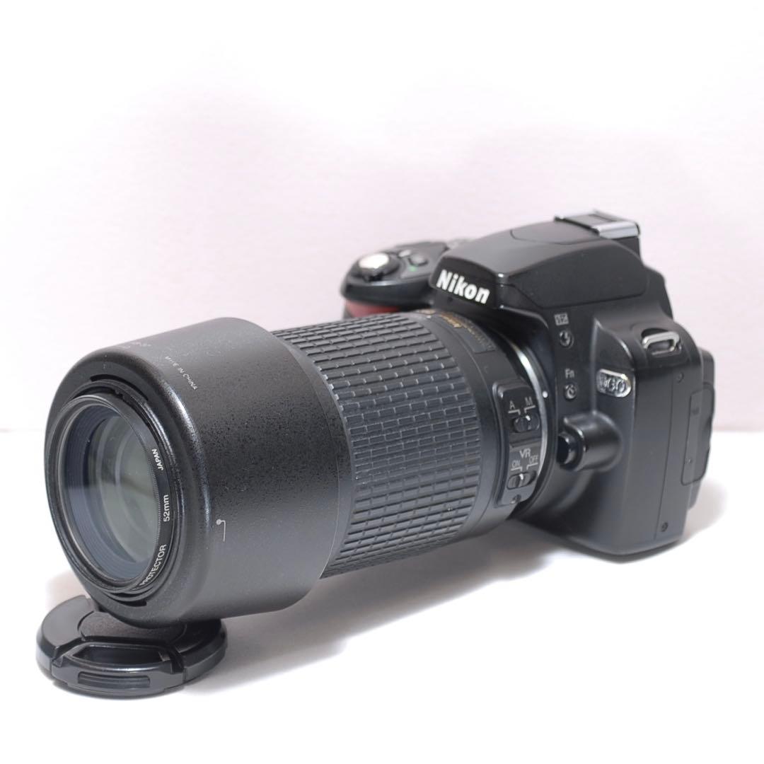 美品✨長時間の撮影に✨Nikon D60✨ バッテリー2個✨望遠レンズセット