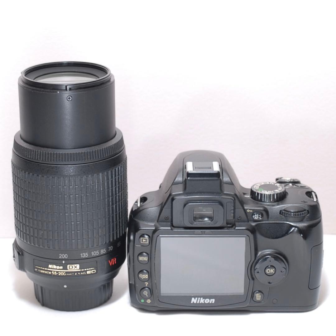 美品✨長時間の撮影に✨Nikon D60✨ バッテリー2個✨望遠レンズセット
