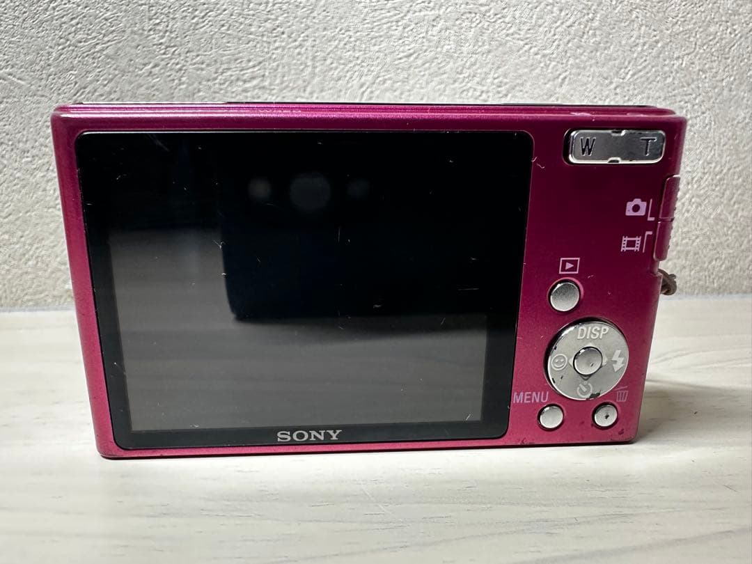 【稼働品】SONY デジタルカメラ　CyberShot DSC-W320 ピンク